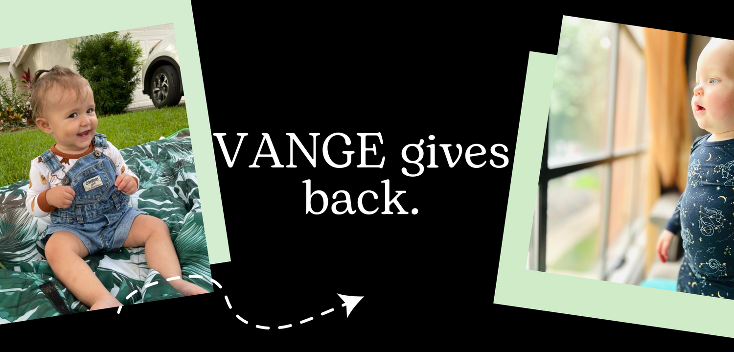 click to find out how VANGE gives back